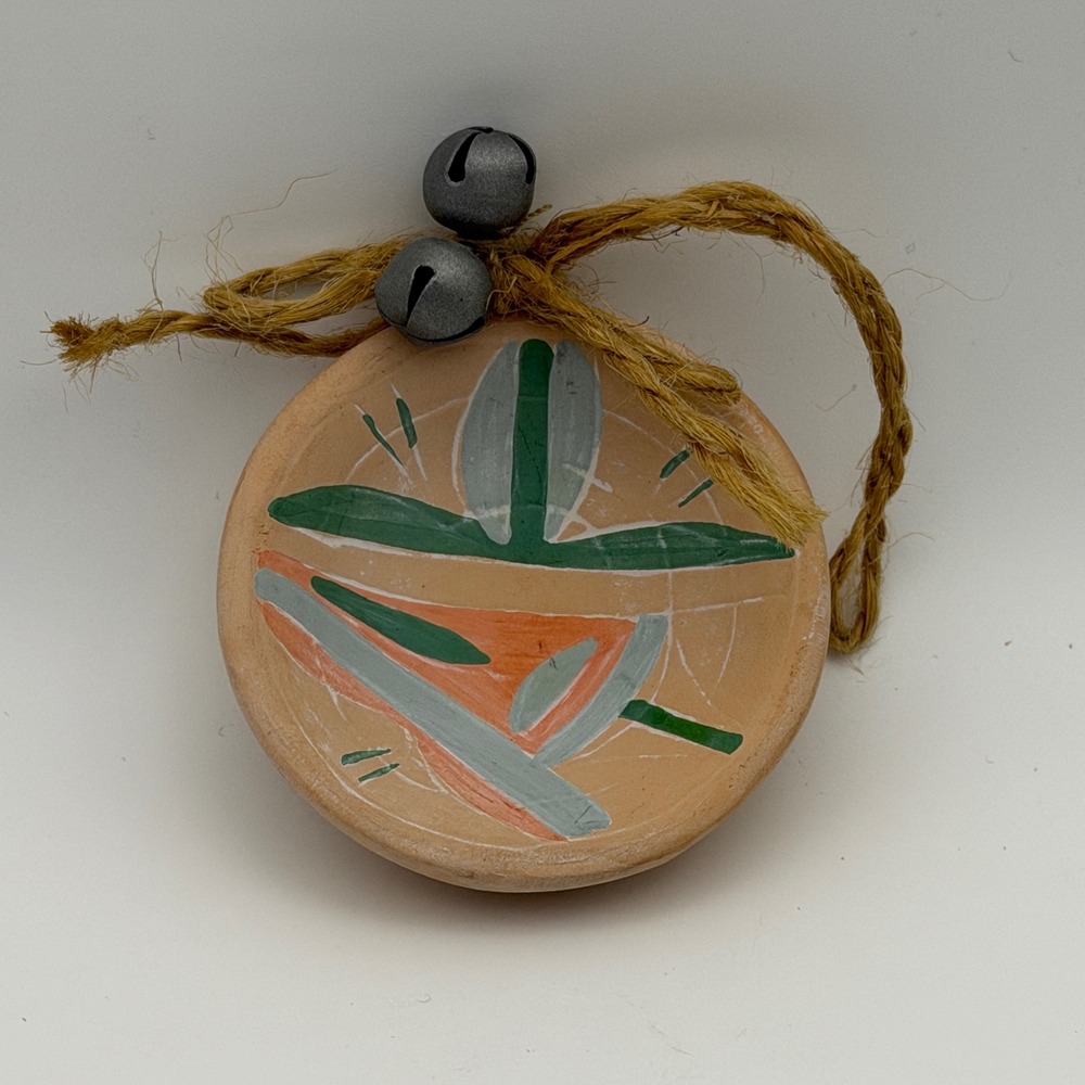 Vintage Cimarron Pottery Hanging Ornament Southwestern Rustic Santa Fe Decor